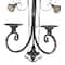 Black Iron French Country Wall Decor, 24" x 16" x 6"